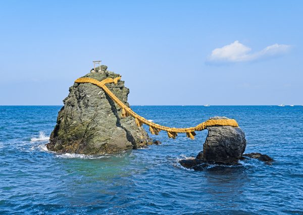伊勢二見ケ浦にある夫婦岩