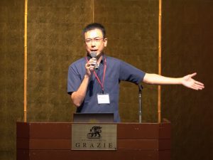 ▲パワフルでユーモアあふれる松村氏のマシンガントークで、会場中がにこやかな雰囲気に。紫波町を訪れてみたいと感じた来場者も多いだろう