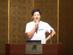 ▲磯崎氏が地域エネルギーのベンチャー企業であるエネファントを起業したのは2011年、22歳の時だ。大学時代に太陽エネルギーの大きさに衝撃を受け、起業を決意したそう