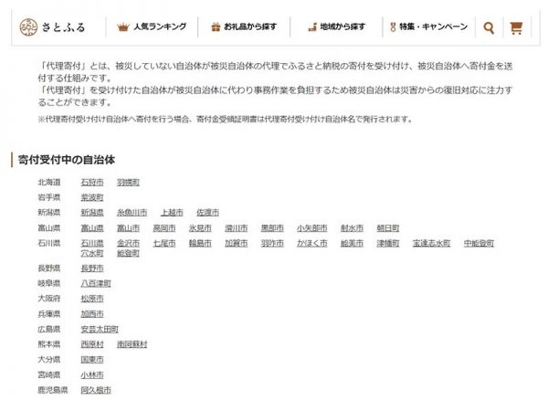 代理寄付の仕組み