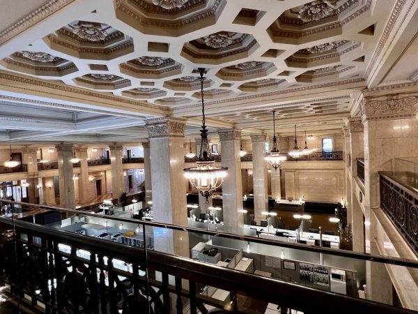 連合国軍が日本の占領政策について議論を交わした、2階の役員第一会議室