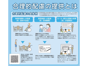  合理的配慮の提供に当たっては、障害のある人と事業者等との間の「建設的対話」を通じて相互理解を深め、共に対応案を検討していくことが重要