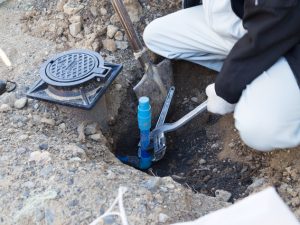 埋没している配管などに破損があると復旧まで時間がかかる