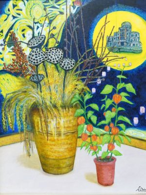 ひろしまサミットにて、国内外の報道関係者向けの被爆体験講話(出所:広島市広報「市民と市政」)