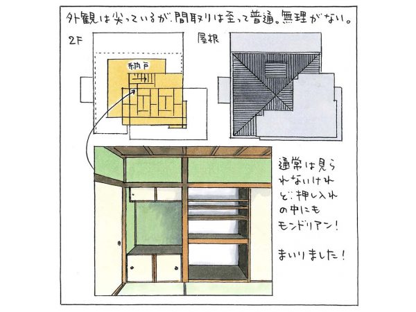 2階の納戸（写真：宮沢洋）