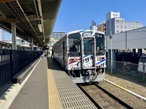 終着駅の阿字ヶ浦駅