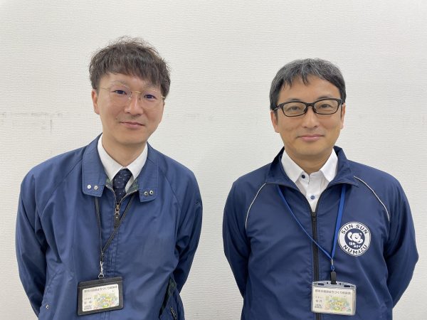 ▲沼津市都市計画部 まちづくり政策課 まちづくり推進係 岩崎光洋さん（左）と、同課 係長 臼井久人さん（右）