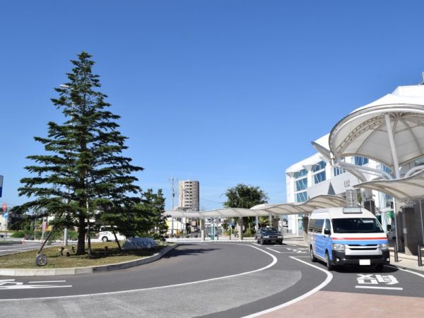 茨城県東海村 東海駅西口の街並み