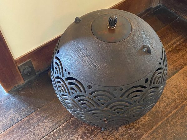 電気ストーブ。藤井がデザインしたもので、複数使用されていたという（写真：宮沢洋）