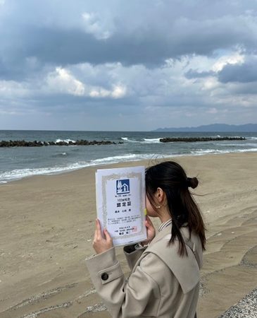 キララビーチにて