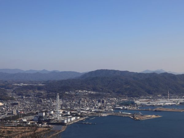 下松市の工業地域の様子