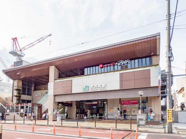 現在の大井町駅東口駅舎