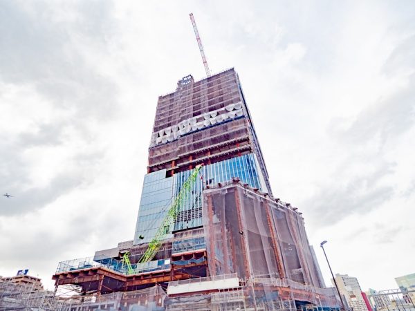 品川駅北周辺地区の再開発の配置図