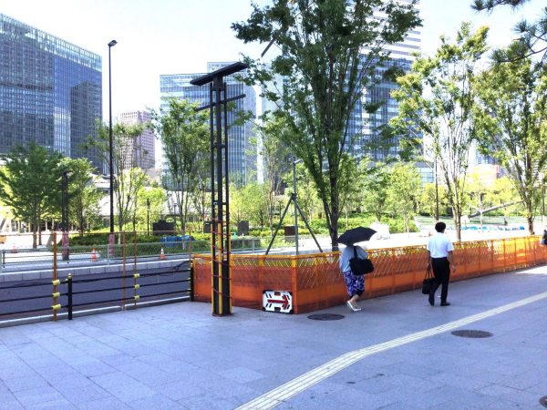 整備が進む「うめきた2期地区」を望む（2024年7月撮影）