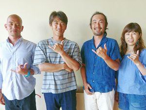 「たはら暮らし定住・移住サポーター」のメンバー。左が小川さん（写真提供：田原市役所）