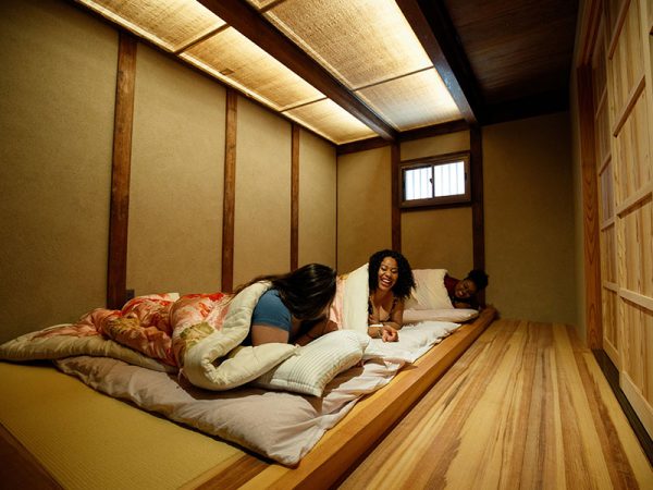 醸造場の奥には、杜氏が休憩をしたり寝泊まりしていた居間がある