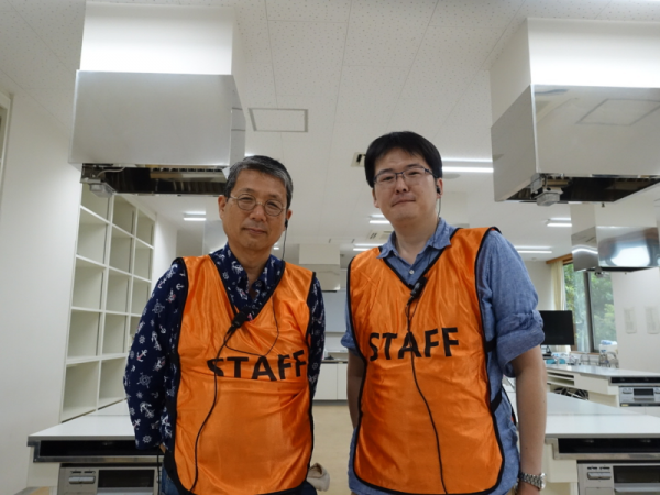 防災の展示ブース