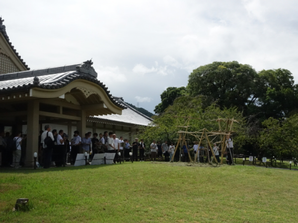 建築学生ワークショップ醍醐寺 2024　公開プレゼンテーション会場の様子（提供：AAF）