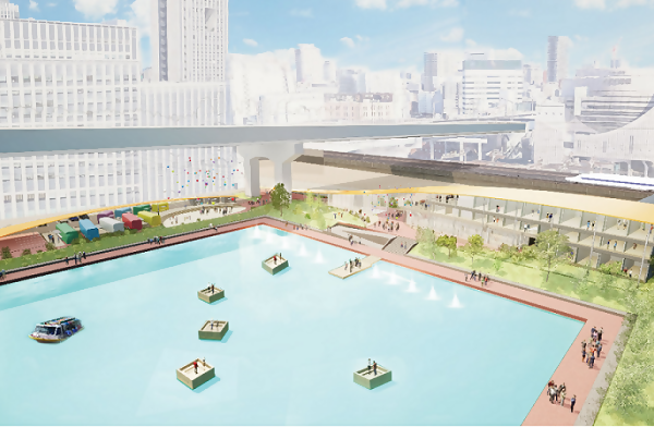 ささしまライブ24の外観イメージ図（出典：名古屋市公式サイト）