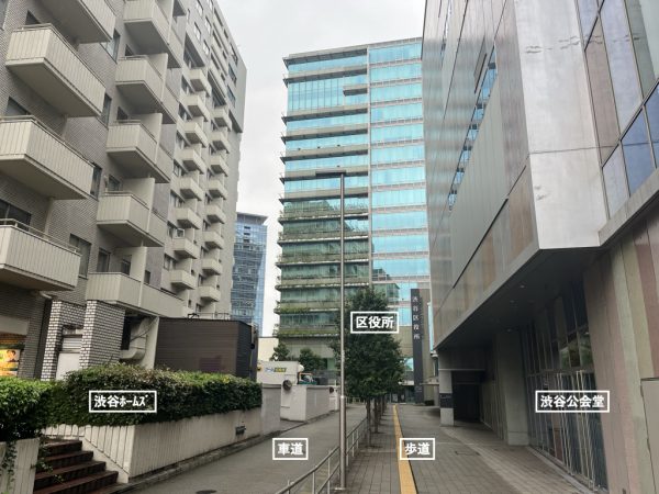 渋谷区都市計画図抜粋　※出典：渋谷区都市計画情報（https://www.city.shibuya.tokyo.jp/kankyo/toshikeikaku/keikaku-info/toshi_soudan.html）