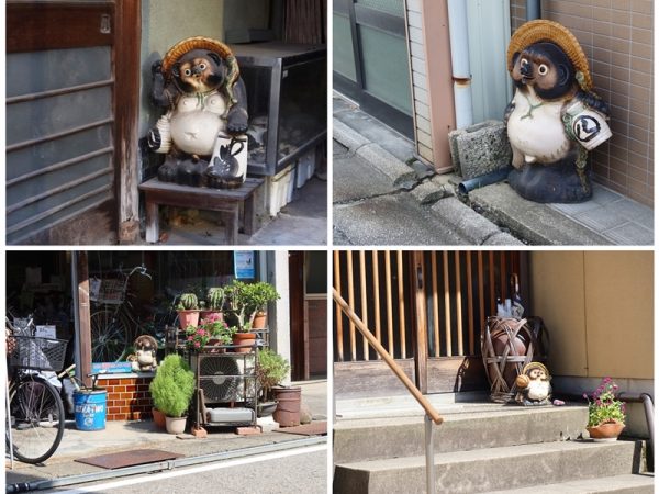 一番多く、容易に見つけられたのが狸。だが、よく見るとサイズ、表情、持っているもの、頭数が異なり、かなりのバリエーションがあることが分かる