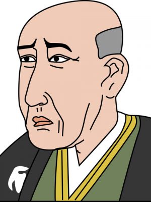 滝沢馬琴（イラスト：PIXTA）