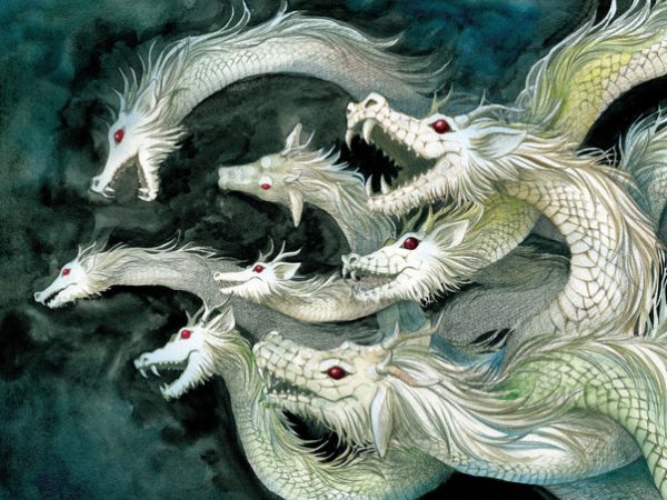 羽毛の蛇ピラミッドから出土したケツァルコアトルの石彫