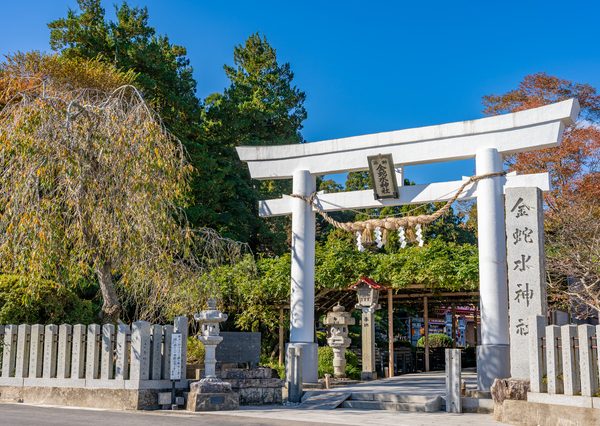 金蛇水神社の鳥居