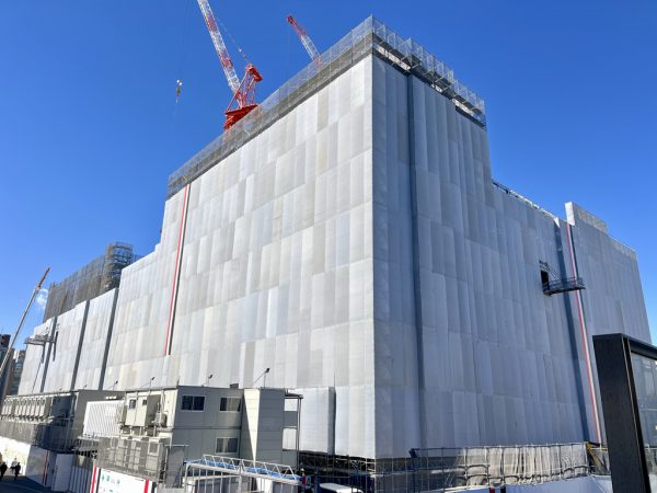建築状況(2025年2月21日撮影)