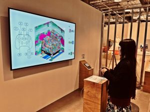 3Dで家具を作る体験型展示も