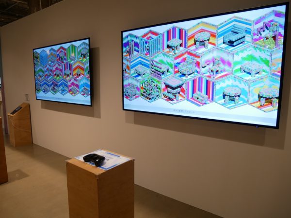 3Dで家具を作る体験型展示も