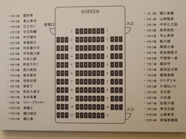 上映前に樋口さんが自らお菓子や飲み物などを販売して回る。他の映画館では見られないアットホームな雰囲気