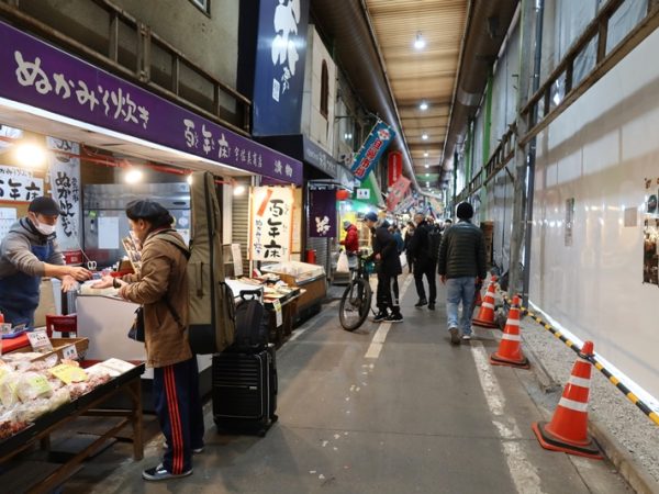 火災前は昭和館の裏手に飲食店が集まっていたそうだ