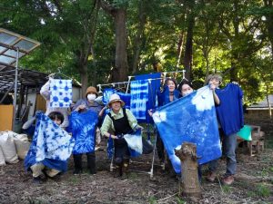 好評だった藍染のイベントを開催（画像：くにたち農園の会提供）