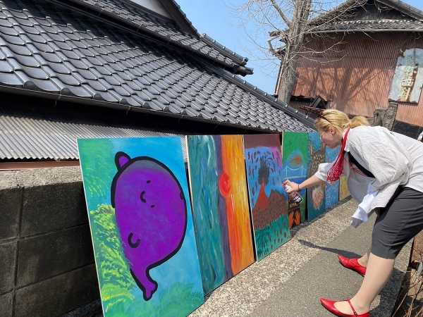 「おもし路地SUMMIT」では、路地裏にアートも　提供：株式会社ARCH