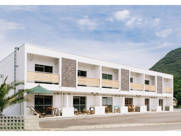 喜田建材では多種な宿泊施設も経営している。こちらは賃貸住宅の一部を改装したもの