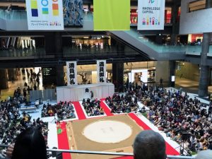 「うめきた場所」の風景（2018年3月撮影）。グランフロント大阪では「こんなところで・・・」という驚きのイベントが企画されてきた