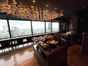 26・27階の宿泊者だけが利用できる27階のクラブラウンジ（提供：グラングリーン大阪開発事業者）