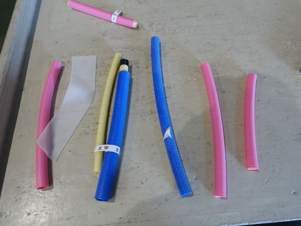 プラスチックは樹脂の種類によって細かく分別される。