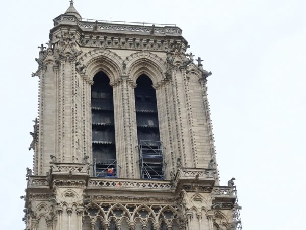 大聖堂ではまだ工事が続いている