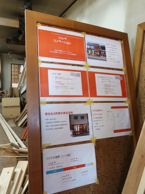 ツルヤの改装計画。奥の水回りなどはかなりできつつあった