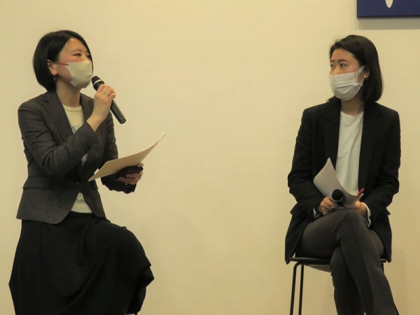 パネルディスカッション後編の様子。LGBTs対応に向けて、何をしたらいいのか。問題に取り組む不動産会社・不動産ポータルサイト・行政・当事者、4者それぞれの視点で、LGBTsをめぐる住まいや社会のあり方を語り合った
