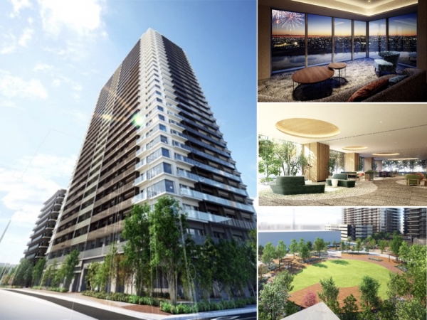 建築工事中の「リーフシティ市川　ザ・タワー」　※2025年4月撮影