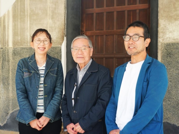 NPO法人あいちヘリテージ協議会の皆さん。左から、理事・市川真奈美さん、代表・下會所豊さん、副代表・落合義紀さん