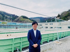 今回お話を聞かせてくれた元正榮 北日本水産株式会社の古川翔太さん。熱量をもって復興に取り組む