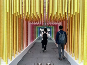 高輪ゲートウェイシティ（ゲートウェイパーク内）　※2025年3月撮影