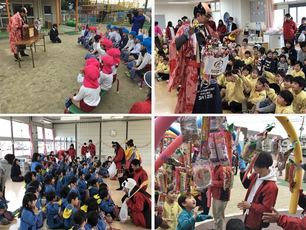 東日本大震災の被災地・宮城県石巻で開催されただがしの日イベントの様子（提供：大町）