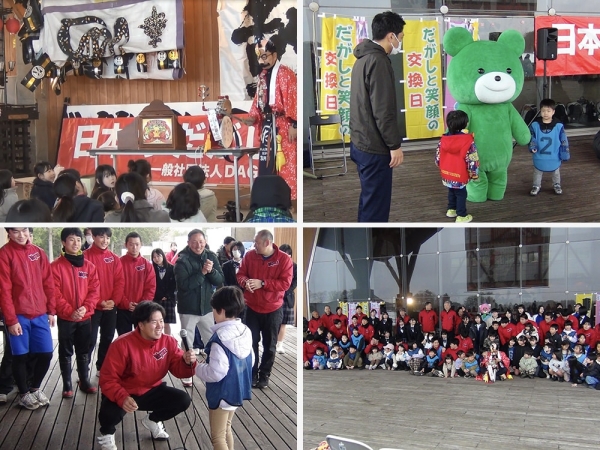 東日本大震災の被災地・宮城県石巻で開催されただがしの日イベントの様子（提供：大町）