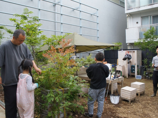 取材日は日曜日だったので子どもも参加していた