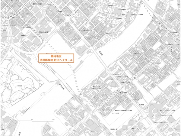 旧築地市場跡地　※2025年6月撮影